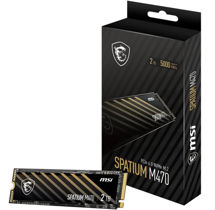 MSI Spatium M470 Pro 2TB, M.2 2280 / M-Key / PCIe 4.0 x4