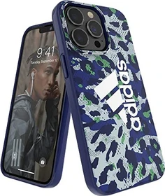 adidas Snap Case Leopard für Apple iPhone 13/13 Pro blau