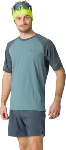 Dynafit Alpine Pro Laufshirt kurzarm smoke blue (Herren)