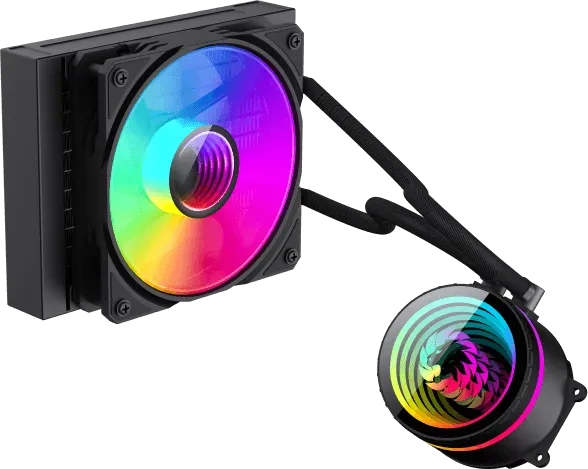 GameMax IceBurg 120mm BK, schwarz