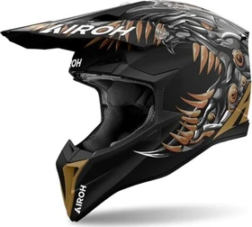 Airoh Wraaap Cyborg matt schwarz/grau/bronze