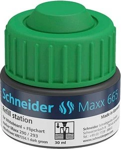 Schneider Maxx 665 Tintenflasche grün, 30ml (166504)