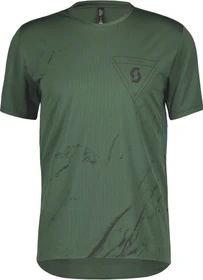 Scott Trail Flow Pro Trikot kurzarm smoked green/black (Herren)