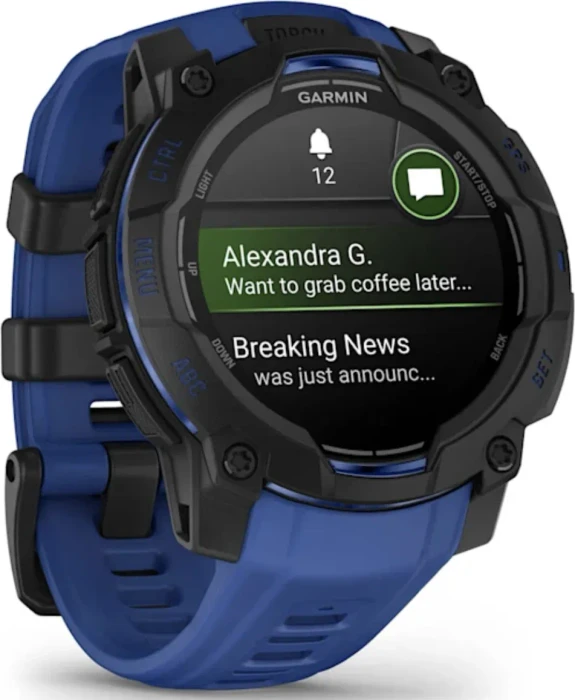 Garmin Instinct 3 45mm AMOLED bolt blue