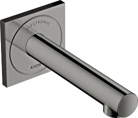 Hansgrohe Axor Uno Elektronik-Waschtischmischer Unterputz für Wandmontage mit Auslauf 161mm polished black chrome