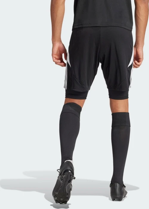 adidas Tiro 24 2-in-1 Hose kurz schwarz/weiß (Herren)