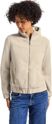 Street One Kurze Teddy Jacke savannah sand (Damen)