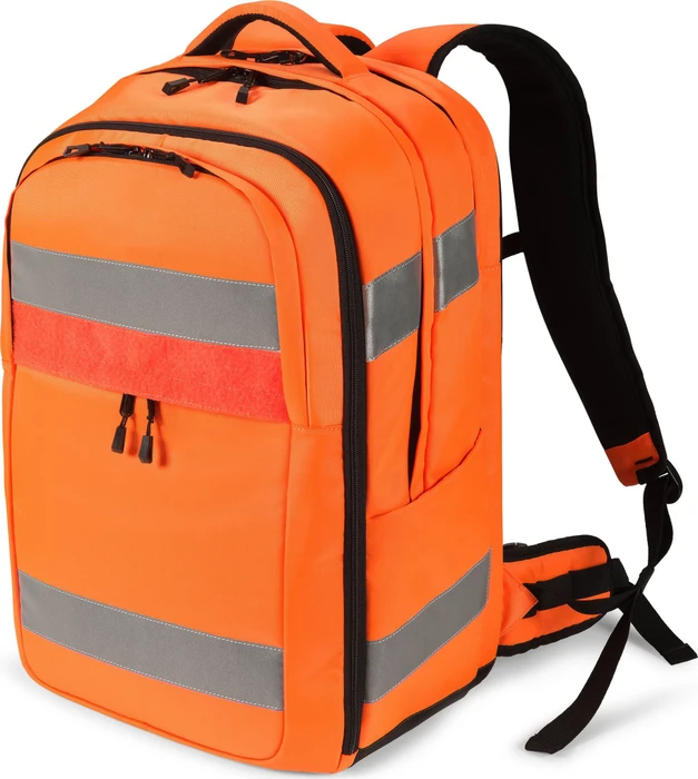 Dicota Hi-Vis 32-38 Liter, Notebook Rucksack, orange