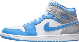 Nike Air Jordan 1 Mid SE white/wolf grey/university blue (Herren)
