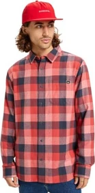 Quiksilver Motherfly Plaid Hemd langarm mineral red/motherfly check (Herren)