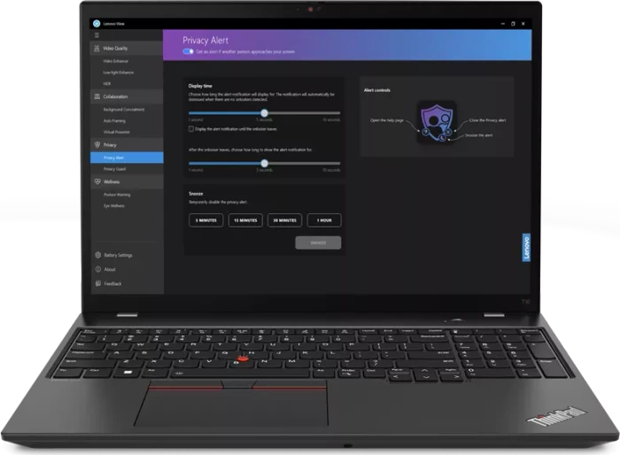 Lenovo ThinkPad T16 G2 (Intel), Thunder Black, Core i5-1335U, 16GB RAM, 512GB SSD, DE