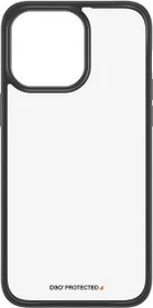 PanzerGlass Clear Case D3O Black Edition für Apple iPhone 15 Pro Max transparent/schwarz