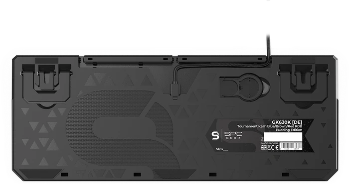 Endorfy SilentiumPC SPC Gear GK630K Pudding Tournament Edition, PBT, LEDs RGB, Kailh RED, USB, DE