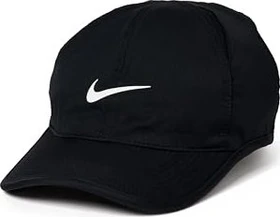 Nike Dri-FIT Club unstrukturierte Featherlight Kappe schwarz/weiß