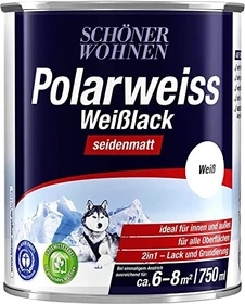Schöner Wohnen DurAcryl Professional Weißlack seidenmatt weiß, 375ml
