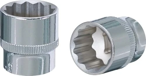 KS Tools CHROMEplus Außenzwölfkant Steckschlüssel 3/8", 7x28mm