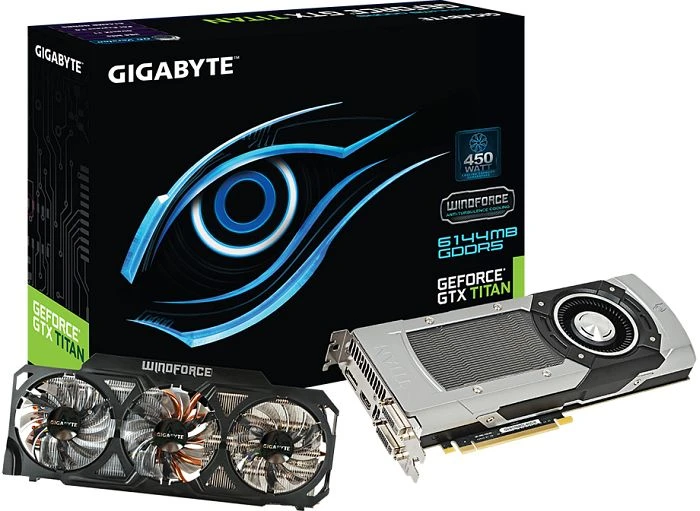 GIGABYTE GeForce GTX Titan Windforce 3X OC, 6GB GDDR5, 2x DVI, HDMI, DP