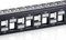 Equip Patchpanel für Keystone Module, geschirmt, 19" , 24-Port, 1HE, 19", 1HE, schwarz Vorschaubild