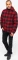 Brandit Teddyfleece Worker Hoodie red/black checkered (Herren) Vorschaubild