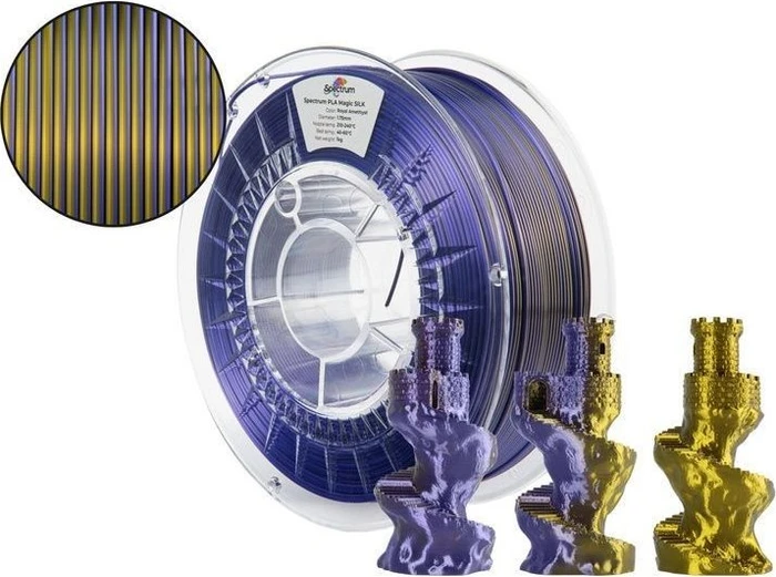 Spectrum PLA Magic Silk, Royal Amethyst, Spule, 1.75mm, 1.00kg