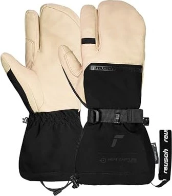 Reusch Duality R-Wool Lobster Skihandschuhe tan/black