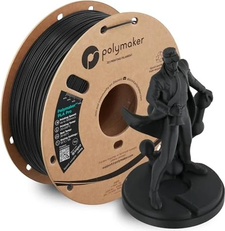 Polymaker Pro, schwarz, Spule, 1.75mm, 1.00kg