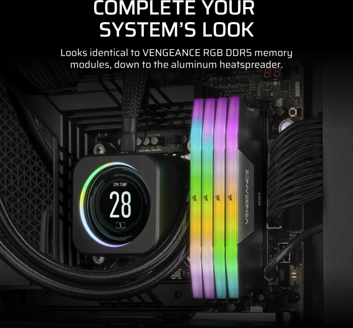 Corsair Vengeance RGB DDR5 Light Enhancement Kit, schwarz