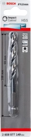 Bosch Professional HSS Impact Control Spiralbohrer, 6.8x69x109mm, 1 Stück