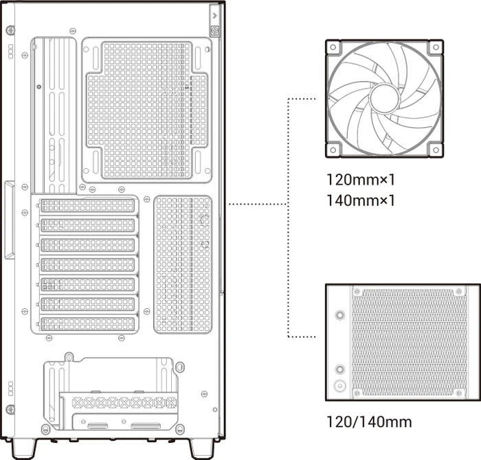DeepCool CH560 WH, weiß, Glasfenster