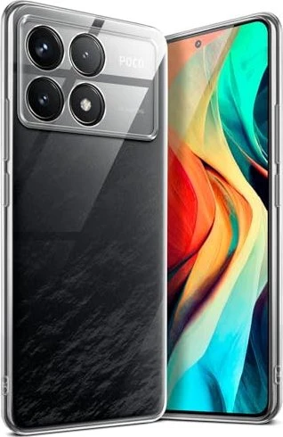 moex Aero Case für Xiaomi Poco F6 Pro transparent
