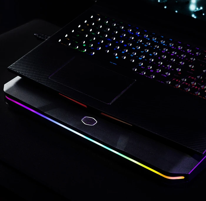 Cooler Master Notepal X150 Spectrum, Notebook-Stand/Notebook-Kühler bis 17"