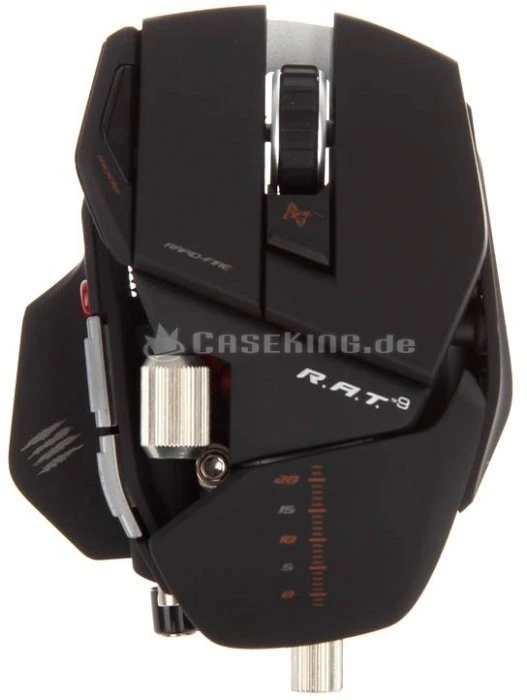 MadCatz Cyborg R.A.T. 9 Gaming Mouse schwarz matt, Bluetooth