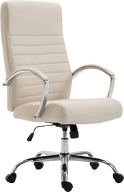CLP Valais XL Stoff Bürostuhl, creme