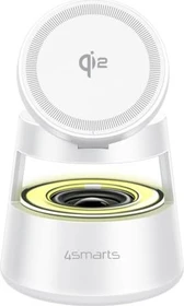 4smarts Qi2 Ladestation Aura Sound weiß