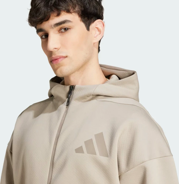 adidas Z.N.E. Zip Hoodie putty beige (Herren)