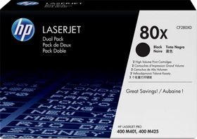 HP Toner 80X schwarz, 2er-Pack