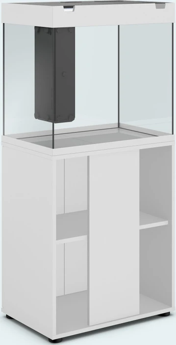 Juwel Lido 120 LED Aquarium-Set mit Unterschrank, weiß/weiß, 120l