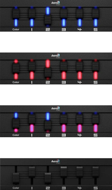 AeroCool F5XT, 5.25" Lüftersteuerung 5-Kanal