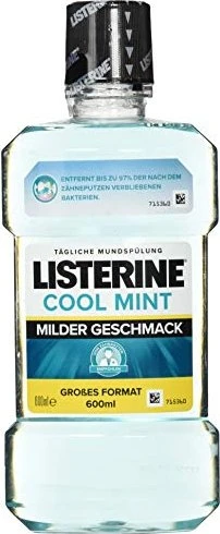 Listerine Cool Mint milder Geschmack Mundwasser