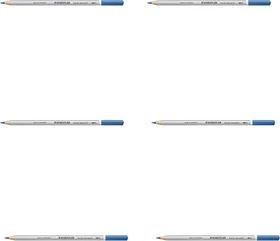 Staedtler Karat Aquarell 125 Aquarellstift delfterblau, 6er-Pack