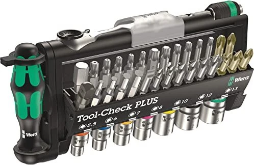 Wera Tool-Check Plus Bitset/Steckschlüsselsatz inkl. Werkzeugbox, 39-tlg.