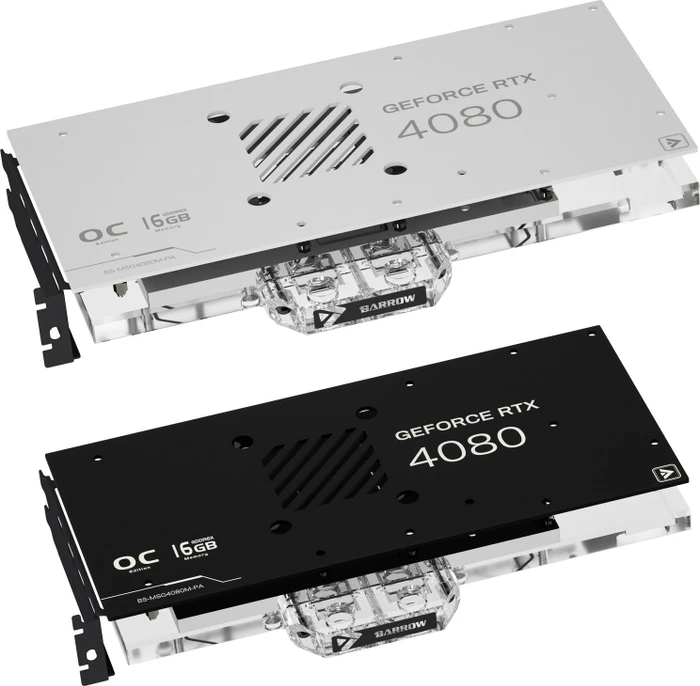 Barrow NVIDIA RTX 4080 LRC 2.0 Full Coverage GPU Water Block schwarz, MSI 4080 Trio Aurora