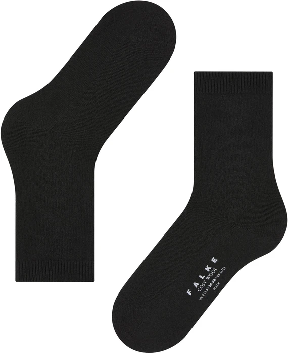 Falke Cosy Wool Socken schwarz (Damen)