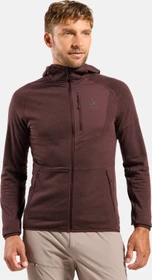 Odlo Ascent Mid Layer Hooded Funktionsjacke fudge (Herren)