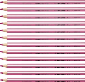 STABILO Trio thick Buntstift rosa, Kartonbox, 12er-Pack
