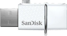 SanDisk Ultra Dual Android 32GB weiß, USB-A + USB Micro-B, USB 3.2 Gen 1×1, USB 2.0