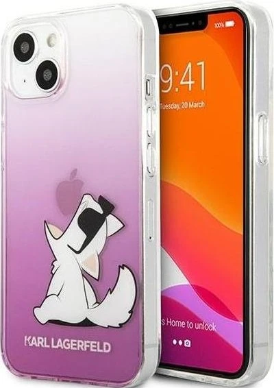 KEBA Hard Case Choupette Fun für Apple iPhone 13 Mini rosa