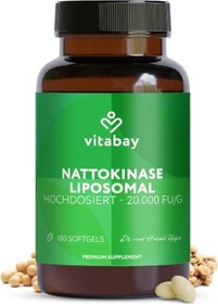 Vitabay Nattokinase Liposomal Kapseln, 180 Stück