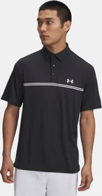 Under Armour Playoff 3.0 Stripe Poloshirt kurzarm black/summit white/white (Herren)