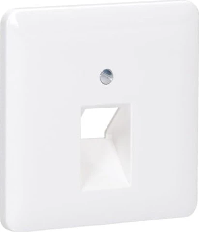 Jung Abdeckung für IAE/UAE-Anschlussdosen, 1 x 8-polig, Thermoplast, Serie CD, alpinweiß